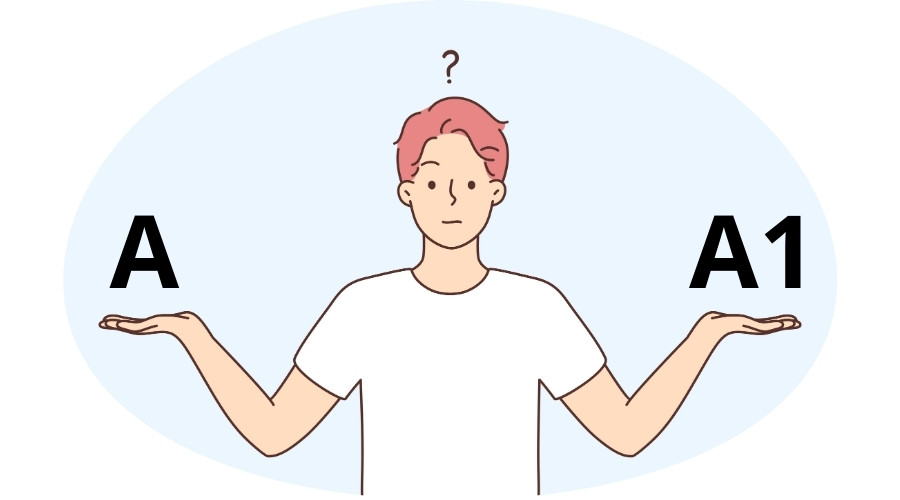 Sự khác biệt giữa 2 khối A và A1